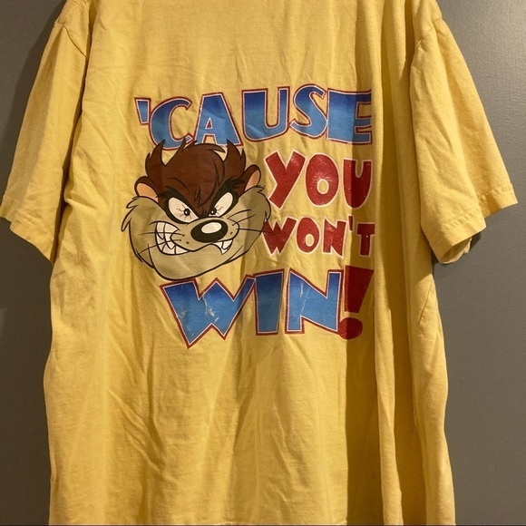 4/$20 Vintage Taz Shirt - Picture 3 of 10